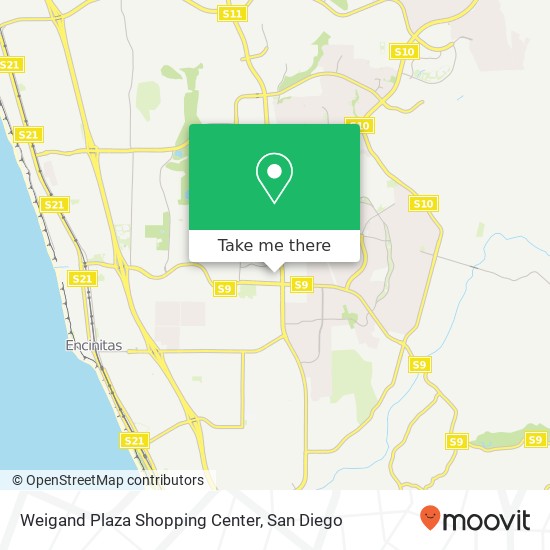 Weigand Plaza Shopping Center map