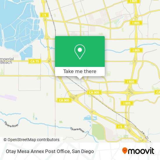 Otay Mesa Annex Post Office map