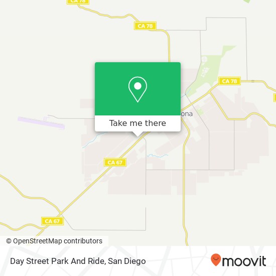 Mapa de Day Street Park And Ride