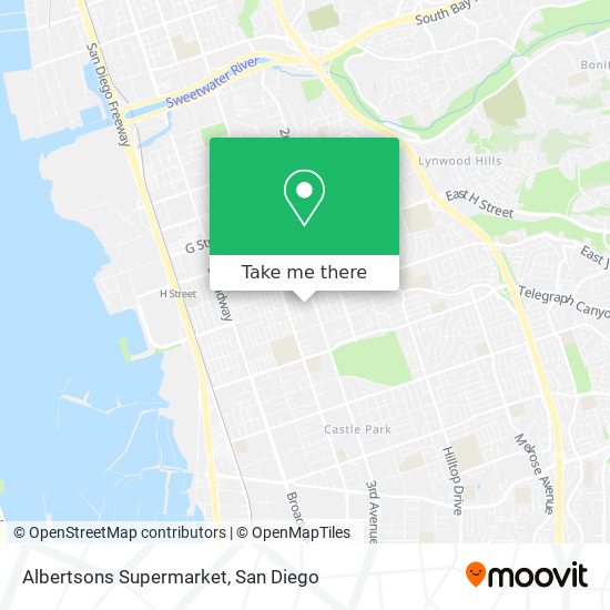 Albertsons Supermarket map