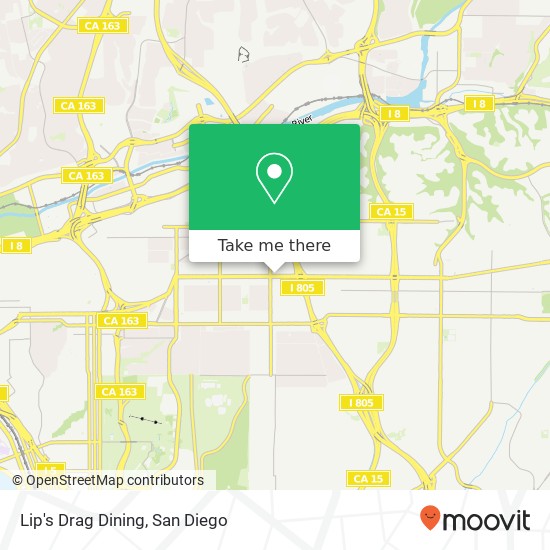Lip's Drag Dining map