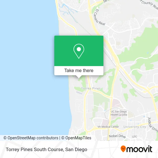 Torrey Pines South Course map