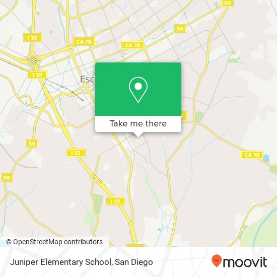 Mapa de Juniper Elementary School