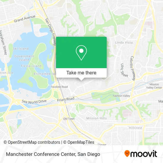 Manchester Conference Center map
