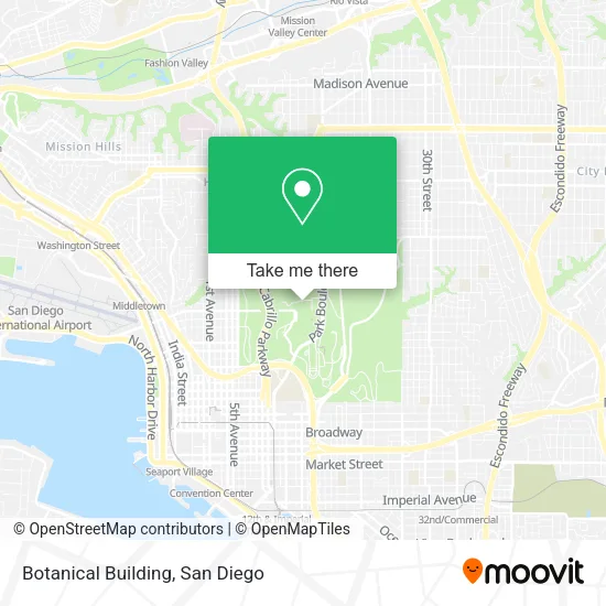 Mapa de Botanical Building