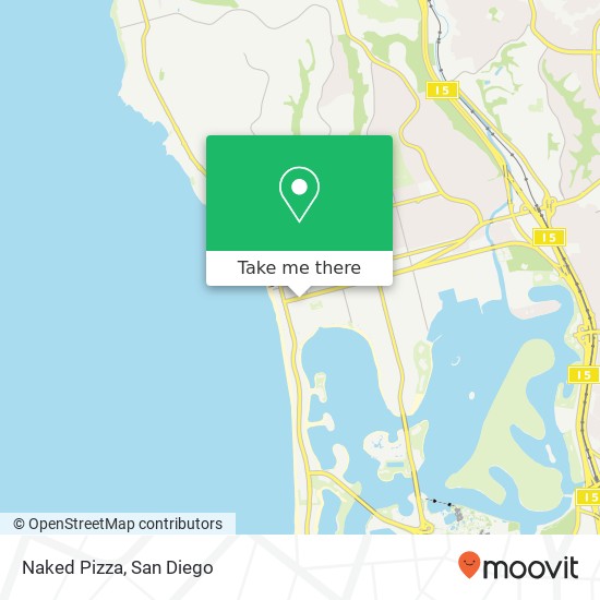 Naked Pizza map