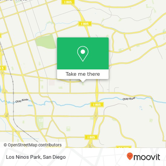 Los Ninos Park map