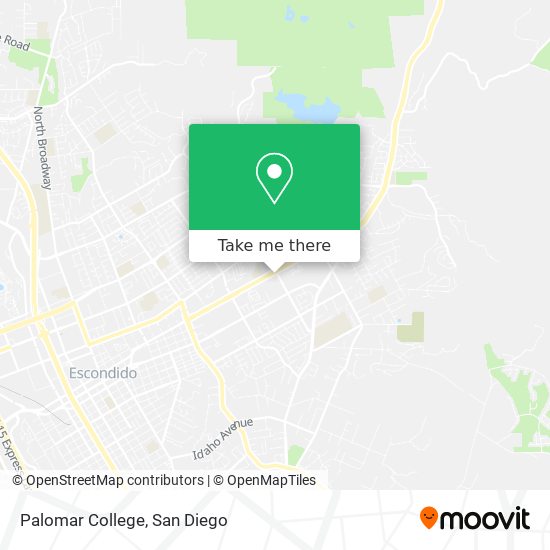 Palomar College map
