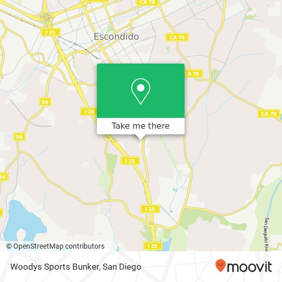 Woodys Sports Bunker map