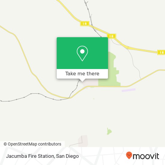 Jacumba Fire Station map