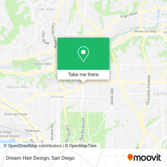 Dream Hair Design map