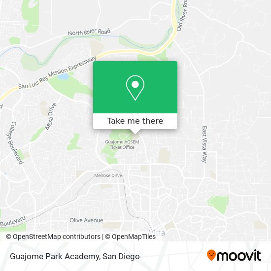 Guajome Park Academy map