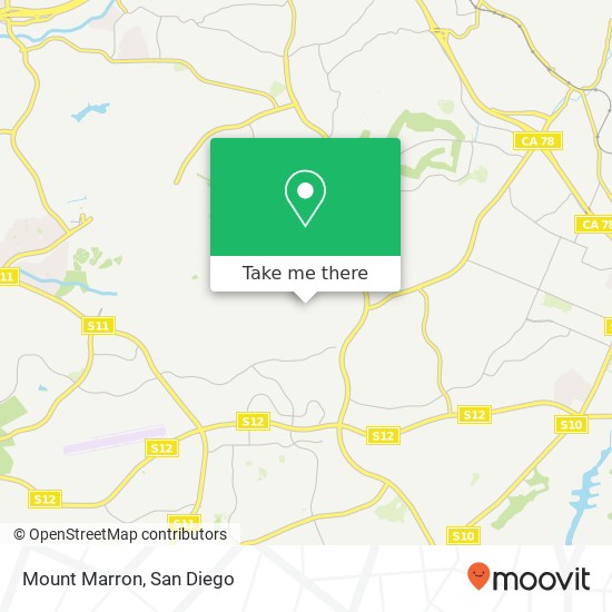 Mapa de Mount Marron