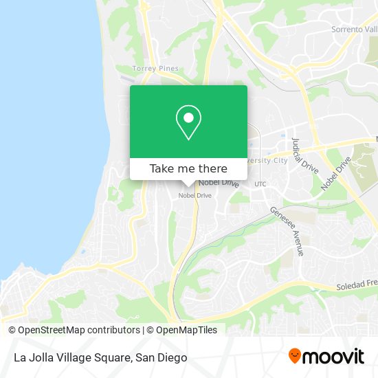Mapa de La Jolla Village Square