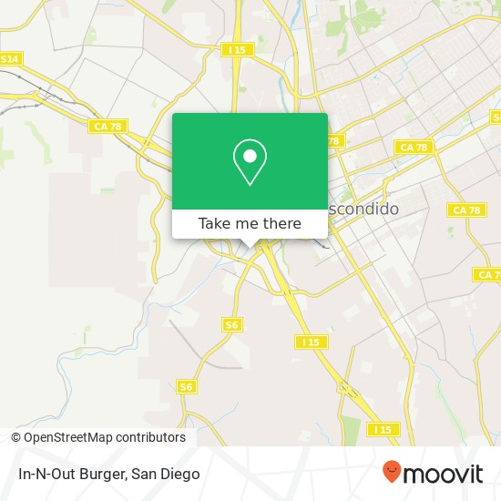 Mapa de In-N-Out Burger