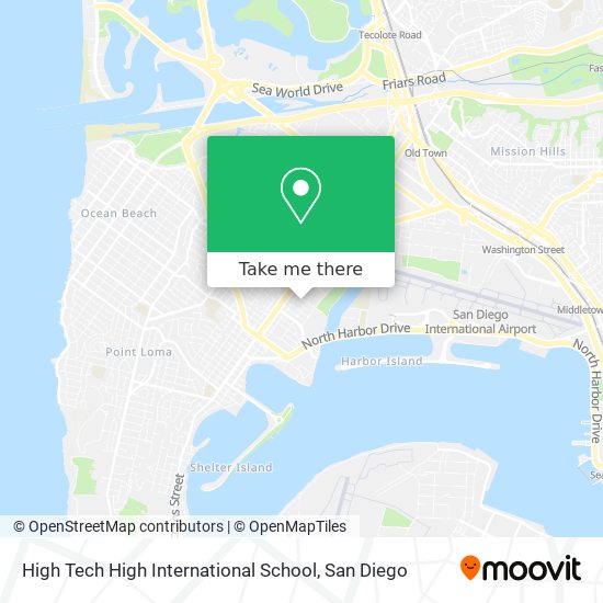 Mapa de High Tech High International School