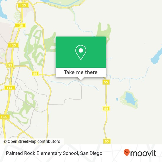 Mapa de Painted Rock Elementary School