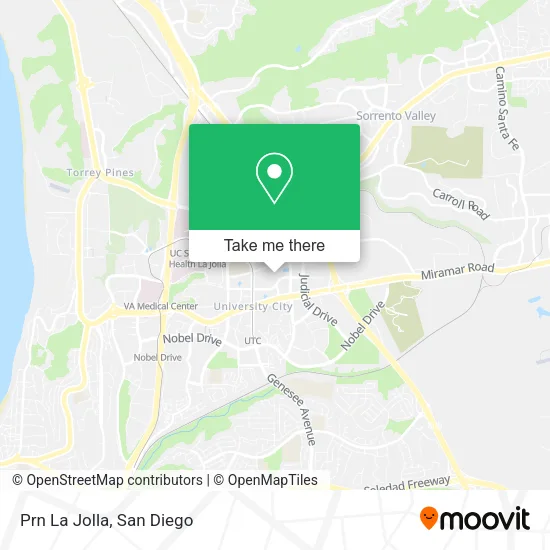 Mapa de Prn La Jolla