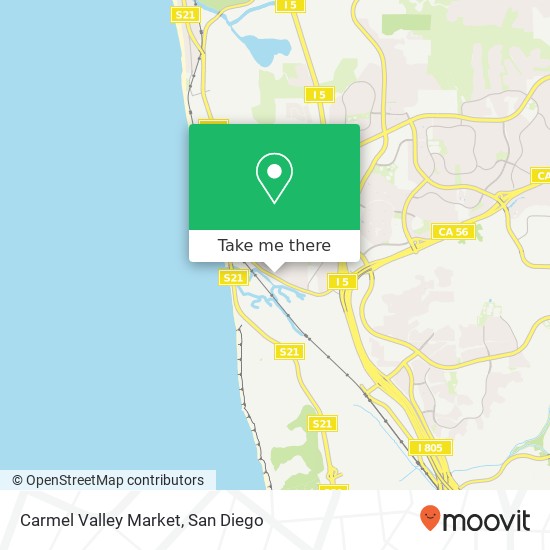 Mapa de Carmel Valley Market