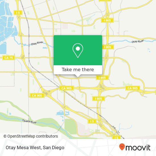 Otay Mesa West map
