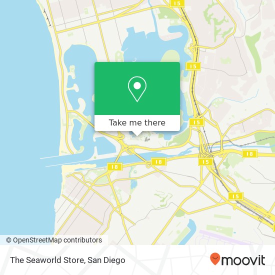 Mapa de The Seaworld Store