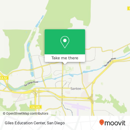 Giles Education Center map