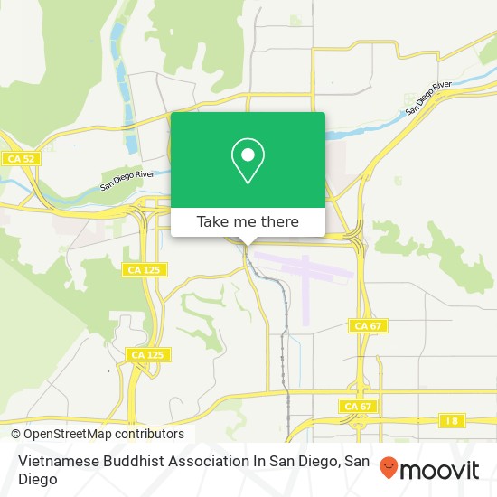 Vietnamese Buddhist Association In San Diego map