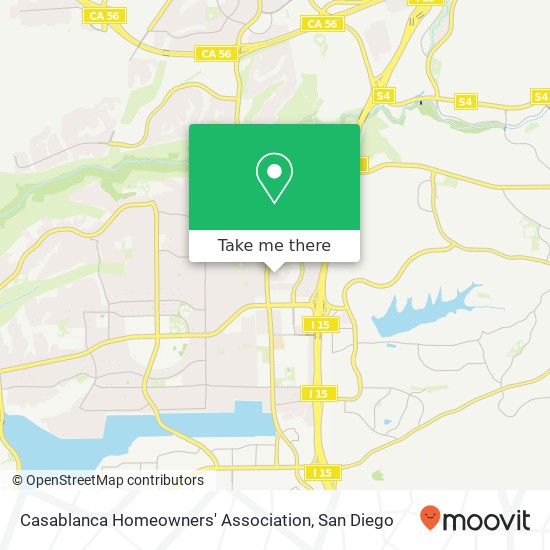 Casablanca Homeowners' Association map