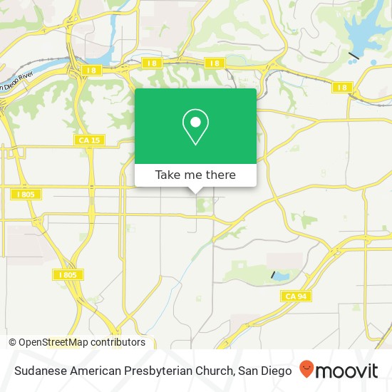 Mapa de Sudanese American Presbyterian Church