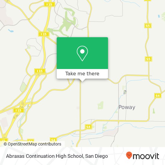 Abraxas Continuation High School map