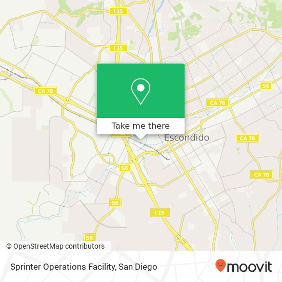 Sprinter Operations Facility map