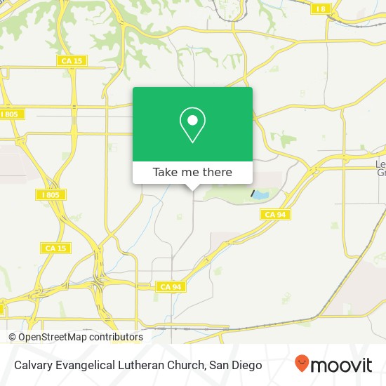 Mapa de Calvary Evangelical Lutheran Church