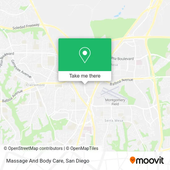 Mapa de Massage And Body Care