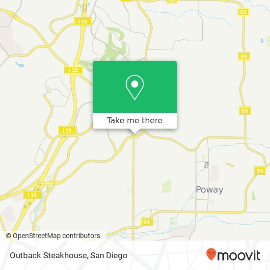 Mapa de Outback Steakhouse