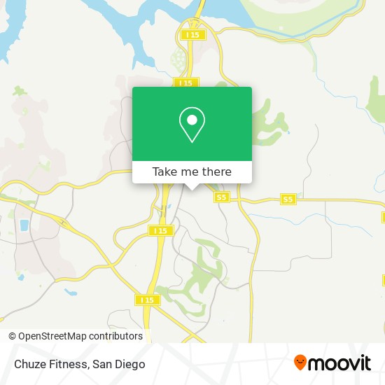 Chuze Fitness map