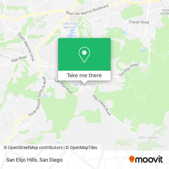 San Elijo Hills map