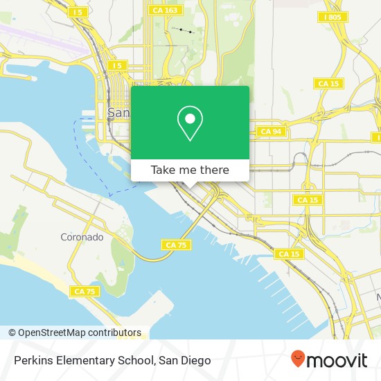 Mapa de Perkins Elementary School