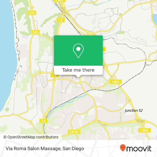 Via Roma Salon Massage map