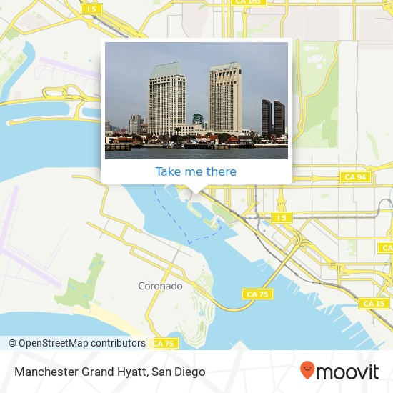 Manchester Grand Hyatt map