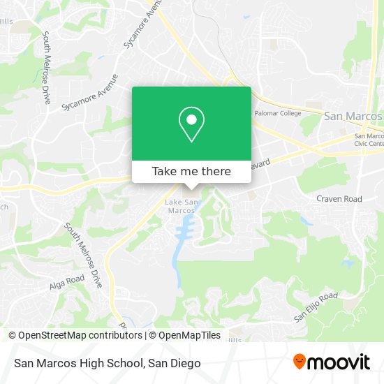 Mapa de San Marcos High School