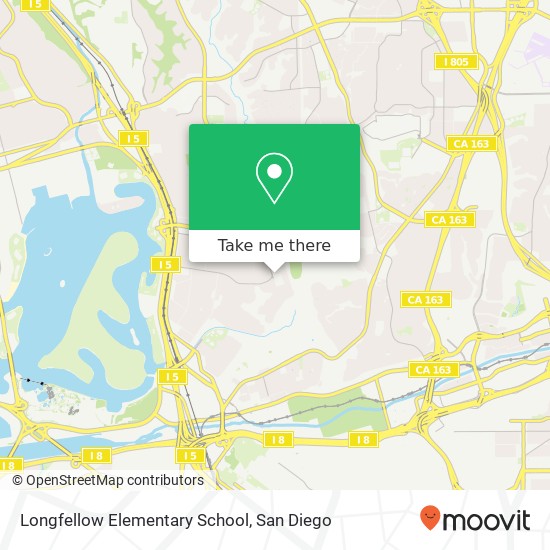 Longfellow Elementary School map