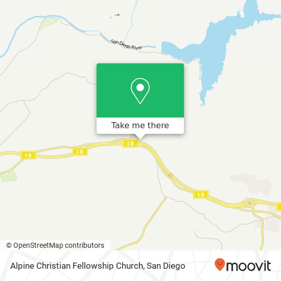 Alpine Christian Fellowship Church map