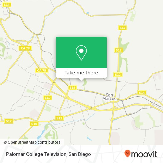 Mapa de Palomar College Television