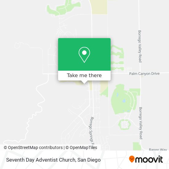 Seventh Day Adventist Church map