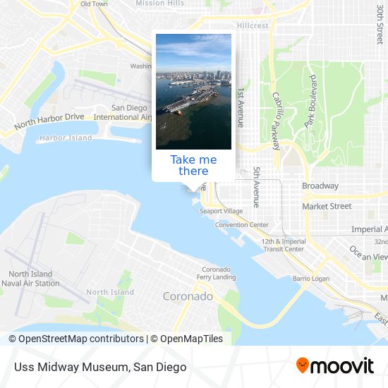 Uss Midway Museum map