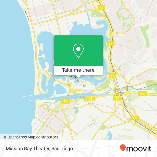 Mapa de Mission Bay Theater