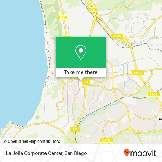 Mapa de La Jolla Corporate Center