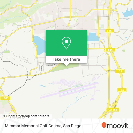 Mapa de Miramar Memorial Golf Course