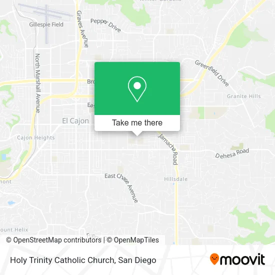 Holy Trinity Catholic Church map