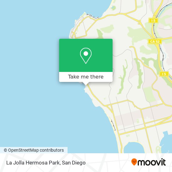 La Jolla Hermosa Park map